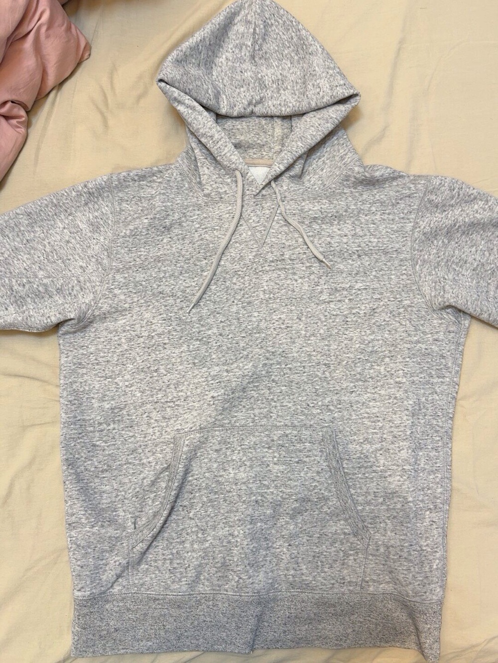 Muji Light Heather Gray Men's Hoodie